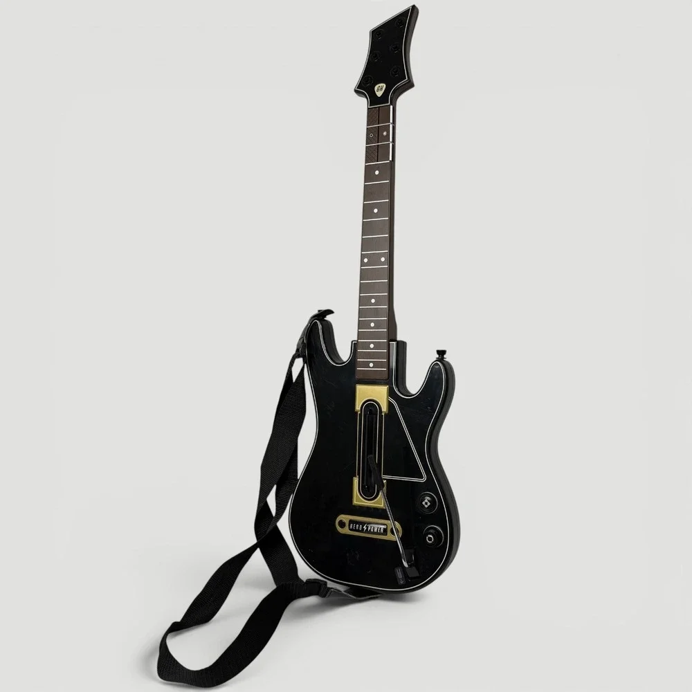 Guitar‎ Hero Live Wireless Guitar Controller Black 0000654 With Strap No Dongle